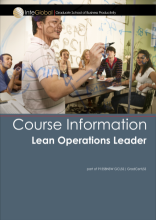 Lean Operations see below